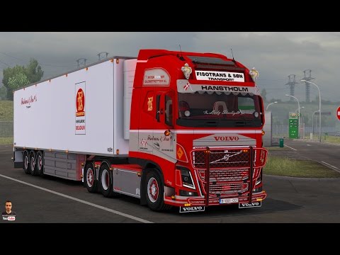Ets2 1.27...PDT...Volvo FH16 540 Fisotrans +  Trailer Chereau Fisotrans  (1.27)