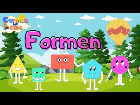 Formen für Kleinkinder | Shapes in German | German for Kids | Lernen für Kinder