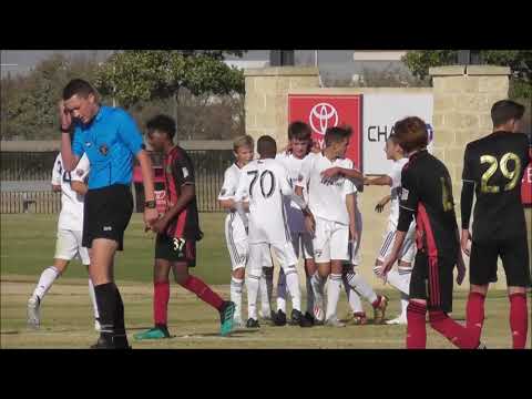 FC Dallas - Atlanta United U15 DA Cup game highlights Nov 17 2019
