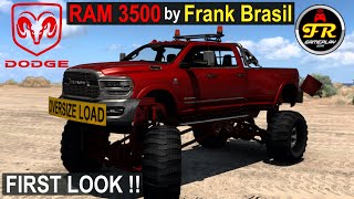 ATS Mods : RAM 3500  by  Frank Brasil [ Beta Test Version - FIRST LOOK ] American Truck Simulator