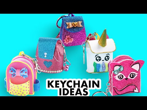 DIY Keychain Ideas | 5 Keychain Craft Ideas | Gift Bag Ideas