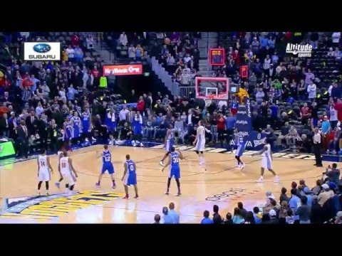 Emmanuel Mudiay Amazing Half Court Game Winner vs Sixers | March 23, 2016 | NBA 2016