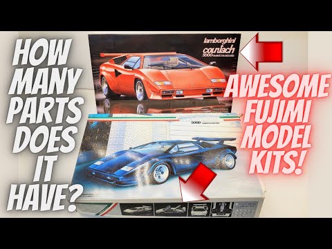 Fujimi Lamborghini Countach 5000 Quattrovalvole1:24 Model Kit