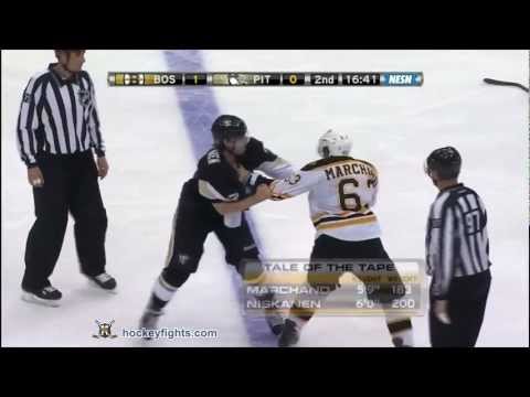 Brad Marchand vs Matt Niskanen
