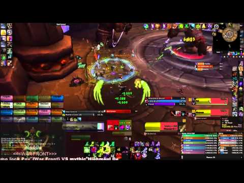 War Front Vs Mythic Twin Ogron Demo lock Pov