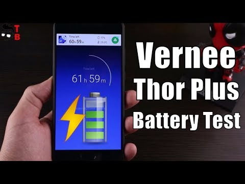 Vernee Thor Plus Battery Test: Draining and Charging