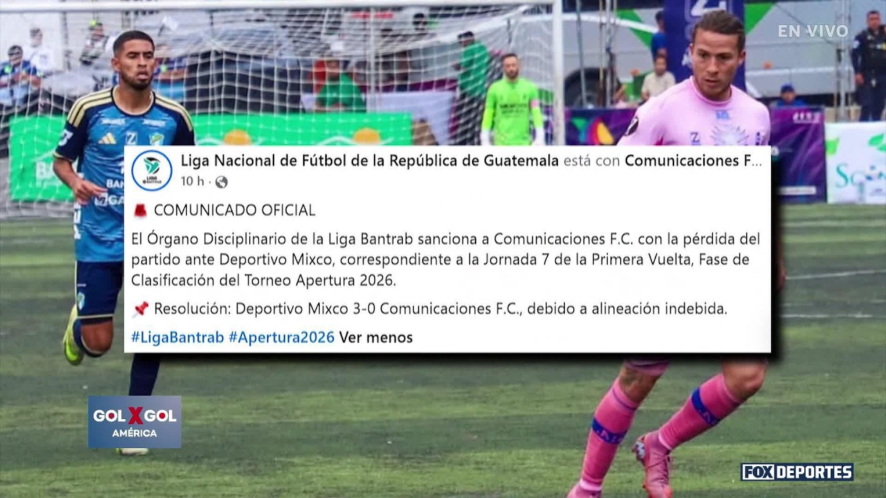 SANCIÓN CONFIRMADA | Los Cremas de Comunicaciones perdieron el partido sobre la mesa | GolXGol