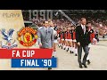 1990 F.A. Cup Final Program - Crystal Palace v Manchester United - on the BBC (Part 1)