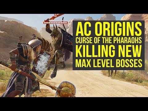 Assassin's Creed Origins DLC NEW MAX LEVEL BOSSES & Rewards - Anubis Shadows (AC Origins Max Level) Video