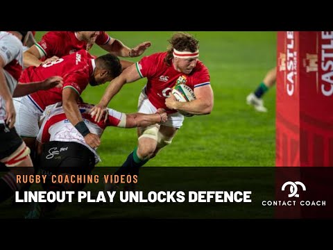 British & Irish Lions Lineout Play Unlocks Defence