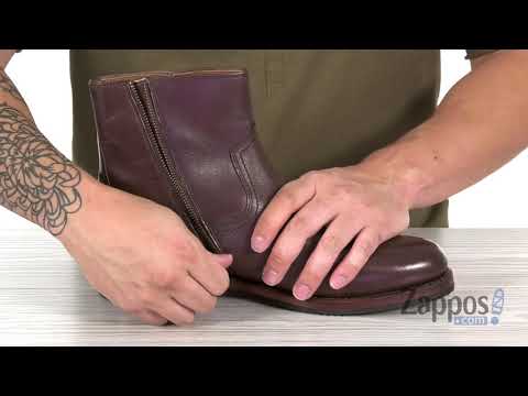 frye sawyer inside zip boot