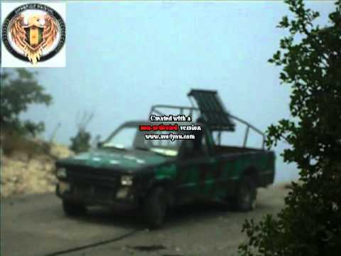 استهداف مقرات قوات النظام في قمة النبي يونس في ريف اللاذقية بواسطة صواريخ كاتيوشا من قبل كتيبة أسود جبلة الأدهمية