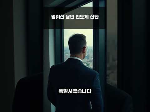 대통령도 속도전 외쳤는데! 용인 반도체 현장이 멈춰버린 기가 막힌 이유