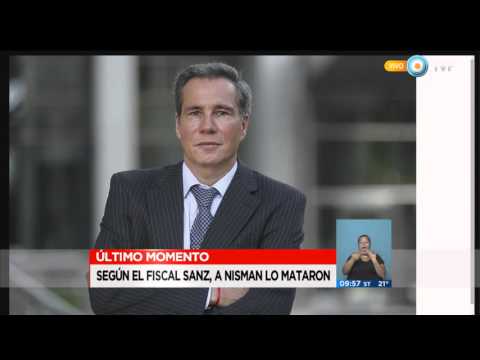 Visión 7 - Según el fiscal Sanz, a Nisman lo mataron