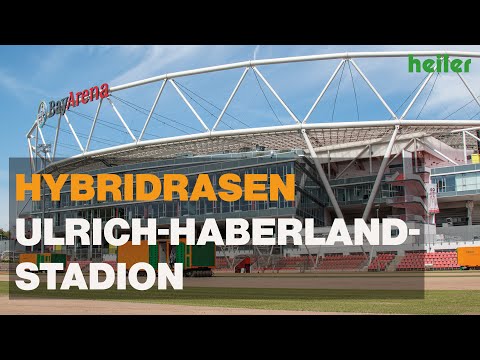 Hybridrasen für das Ulrich-Haberland-Stadion Leverkusen