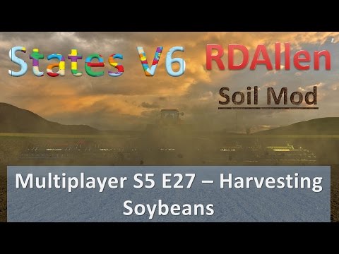 Farm Sim 15 Multiplayer States V6 E27 - Harvesting Canola