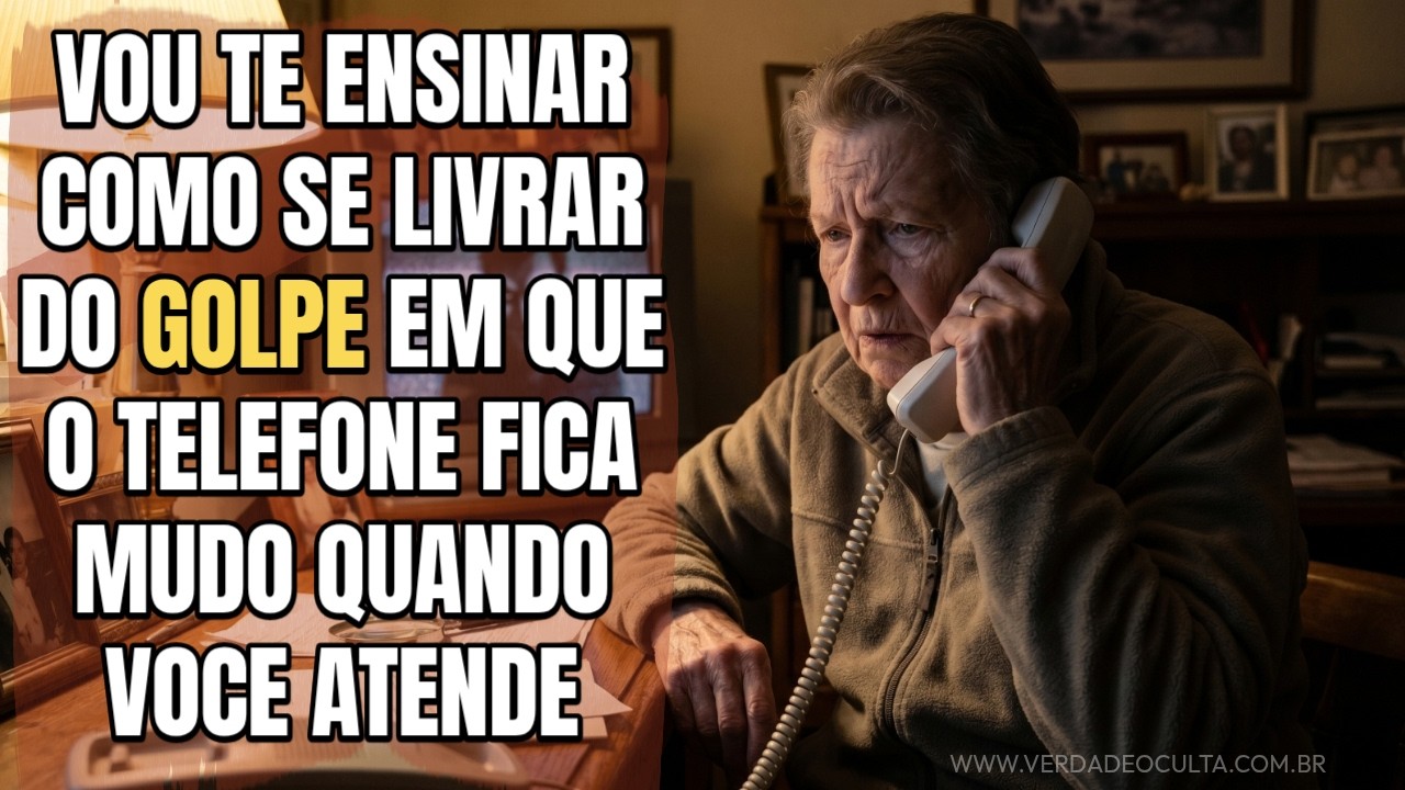Vou te ensinar como se livrar do golpe em que o telefone fica mudo quando voê atende
