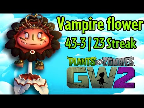 Vampire Flower 20+ Vanquish Streaks Twice (43 kills) [PvZ GW2] Xbox One
