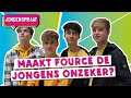 HOE GAAT FOURCE MET COMPLIMENTJES OM? | JONGENSPRAAT #4 ONZEKERHEDEN  | TinaTV