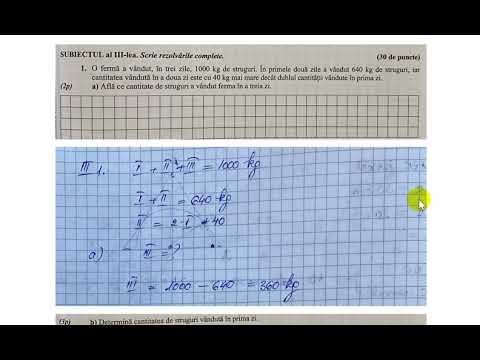 O ferma a vandut, in trei zile, 1000 kg de struguri. In primele doua zile a vandut 640 kg de strugur