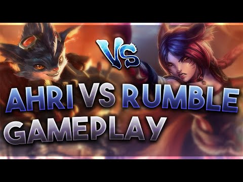 SEASON 11 Ahri vs Rumble Full Gameplay - LegitKorea