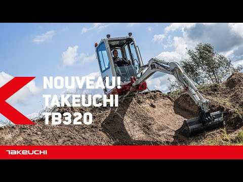 Video d’instruction Takeuchi TB320 Mini pelle