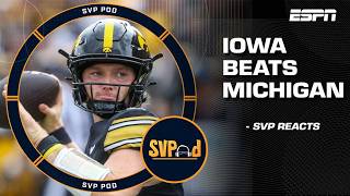 IOWA WALKS IT OFF! REACTION to Iowa’s THRILLING win at Michigan | SVPod