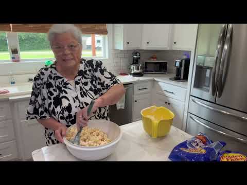 White Chocolate covered puff corn