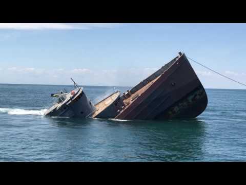 'Perfect Storm' ship sinks off Cape May coast