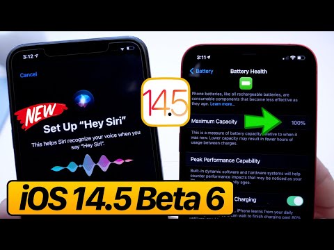iOS 14.5 Beta 6 | NEW Siri Voices NEW Battery Health Calibration & More…