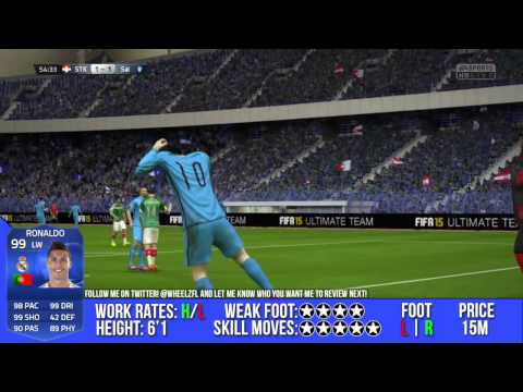 FIFA 15 TOTY Ronaldo Review 99 Gameplay In Game Stats FIFA 15 Player Review