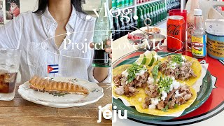 Jeju island cafe hopping vlog | walkable trip course | Living alone in Jeju island