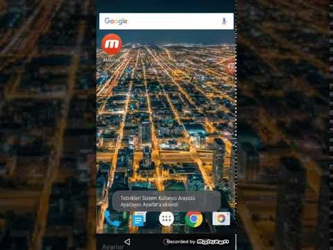 Gm 5 plus Sistem arayüzü ayarlayacısını açmak ve kapatmak