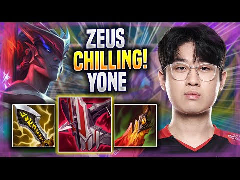 ZEUS CHILLING WITH YONE! - T1 Zeus Plays Yone TOP vs Gangplank! | Season 2022