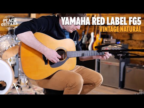 Yamaha Red Label FG5 - Heritage Natural Gloss image 10