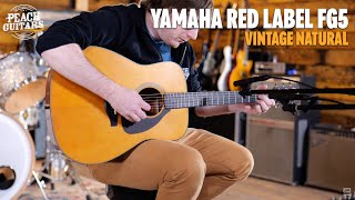 Video thumbnail for No Talking...Just Tones | Yamaha Red Label | FG5 - Vintage Natural by Peach Guitars