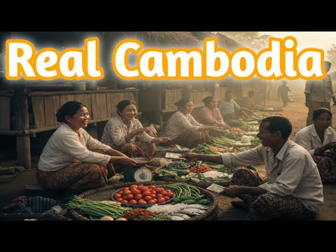 Inside a Cambodian Morning Market 🇰🇭 || Real Village Life You’ve Never Seen