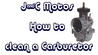 preview picture of video 'J&C Motors - How to Clean a Carburetor'