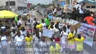 preview picture of video 'Pro-Link's International Women's Day March in Kumasi'