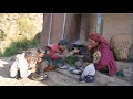 Nepali village || Cooking greens and meat vegetables in the village
