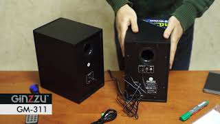 Отзывы на Колонки Bluetooth Ginzzu GM-311, 2.0, черный в интернет ...