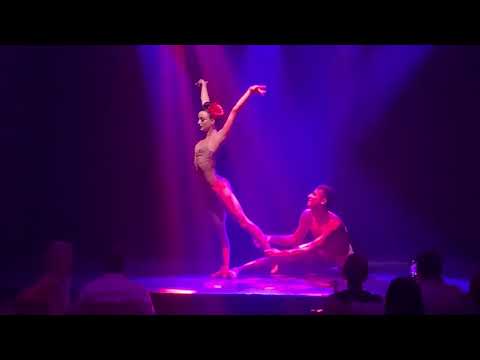 Duo Acrobatic Lean Move in Tryst Cabaret