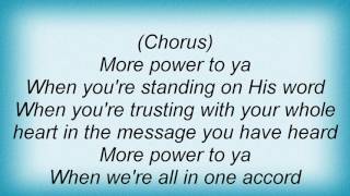 Tim Mcgraw - More Power To Ya Lyrics