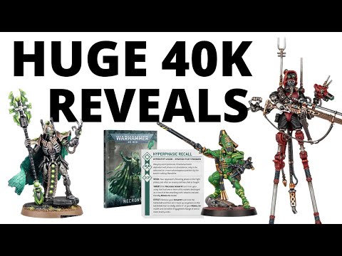 MASSIVE 40K Model and Rules Reveals - Necrons, Admech + Striking Scorpions from Warhammer Day!