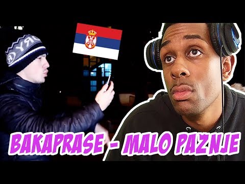 AMERICAN REACTS TO BALKAN RAP | BakaPrase - Malo Pažnje (Official Music Video)