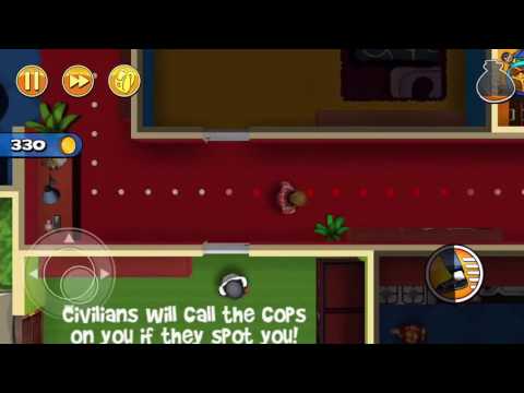 Robbery Bob Walkthrough - Chapter 1 - Level 6 - Super Villain