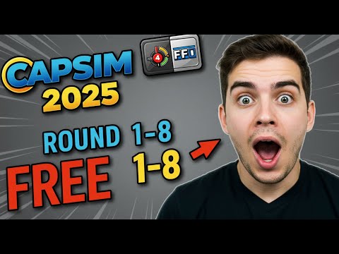 990+ CapSim  Round 1 to 8 Answers - Step by Step Capsim Guide - Capsim Excel Template - 2025