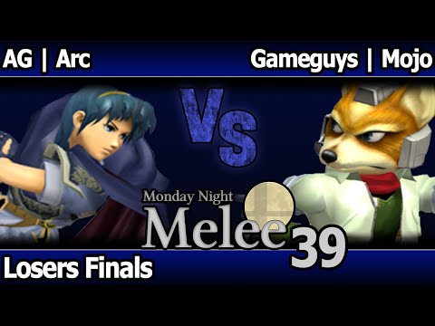 MNM 39 Melee - AG | Arc (Marth) vs Gameguys | Mojo (Fox) - Losers Finals