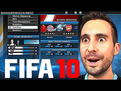 Ich gehe zurück zum BESTEN KARRIEREMODUS !!! 😍 (FIFA 10)