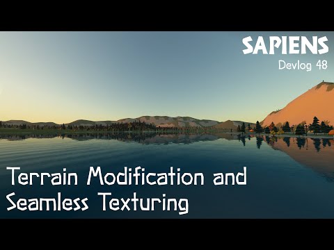 Terrain Modification and Seamless Texturing - Sapiens Devlog 48